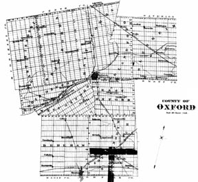 County of Oxford Map