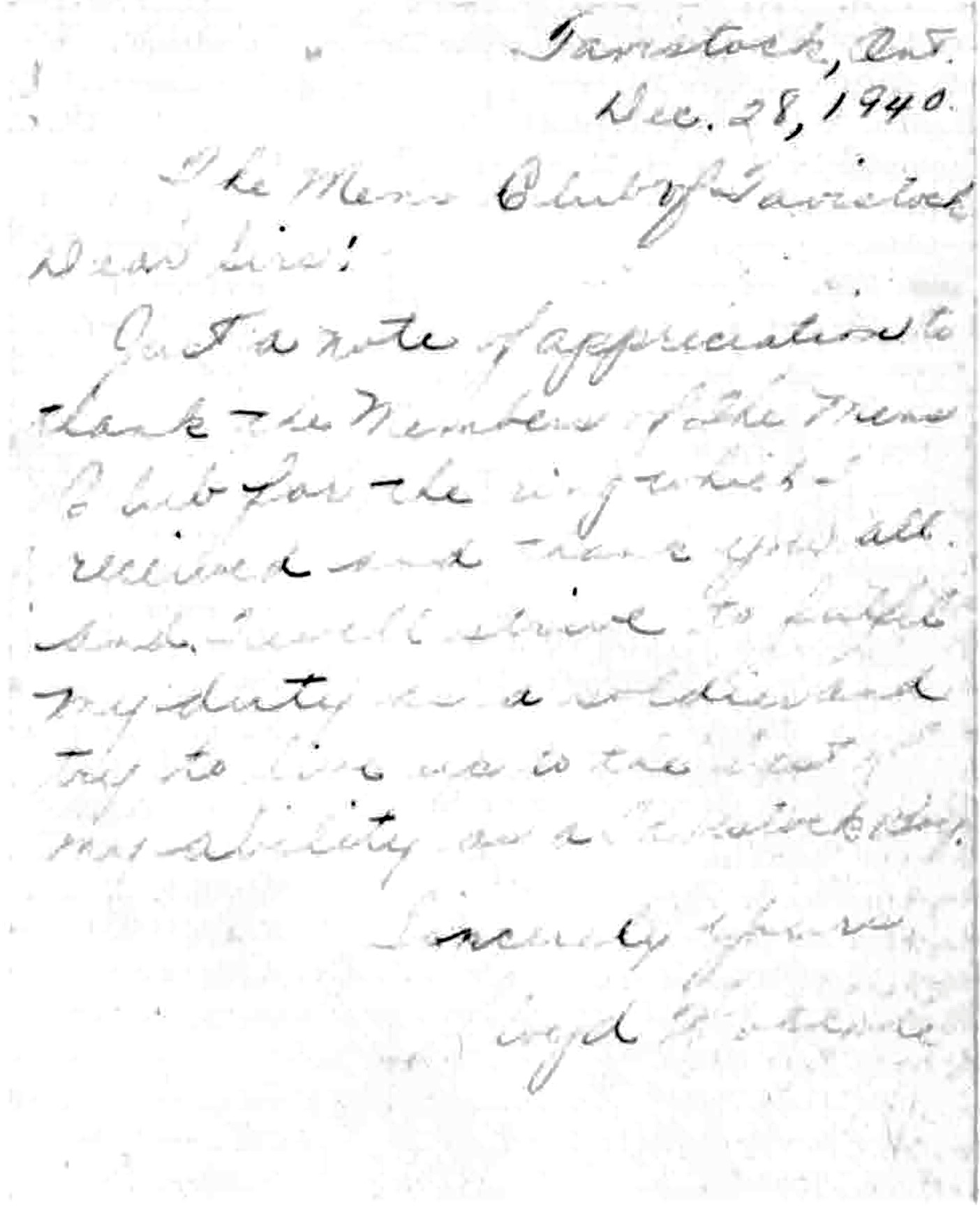 Woelfle Letter